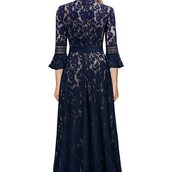 MissMay Floral lace evening cocktail party dress - Picture 2 of 6